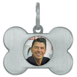 Ronald Reagan Pet ID Tag