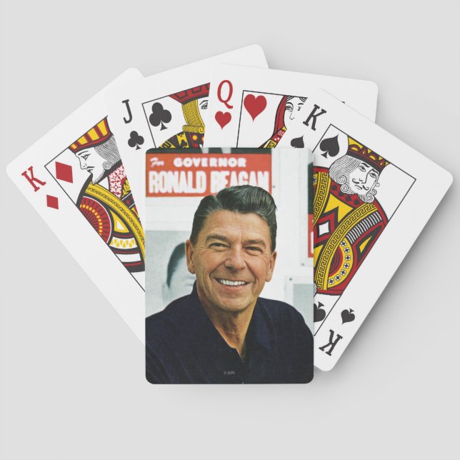 Ronald Reagan Poker Cards (Back)