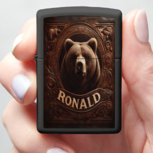 Ronald The Grizzly Zippo Lighter