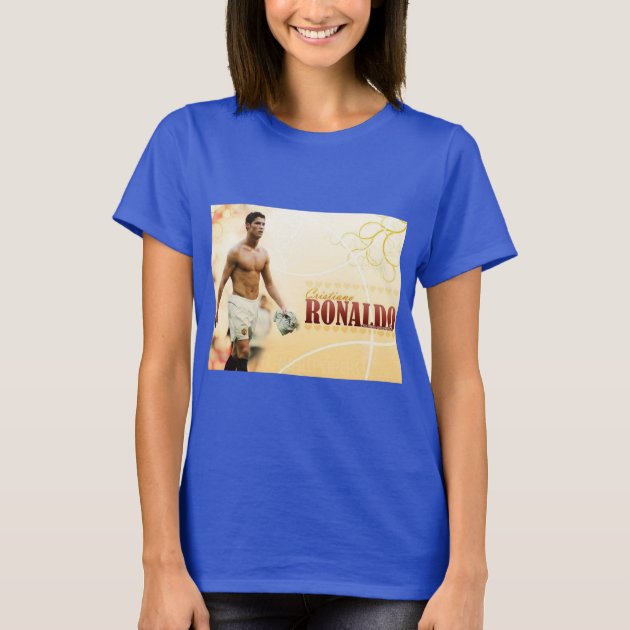 RONALDO football player photo design T-Shirt | Zazzle