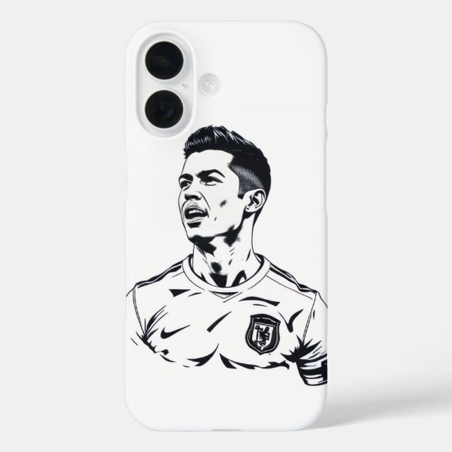 Ronaldo Sketch Art Design - Mobile Cover  (Back)