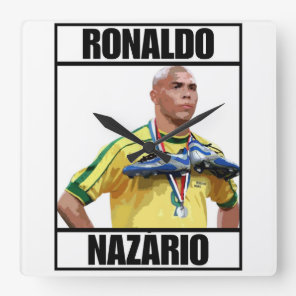 Ronaldo  square wall clock