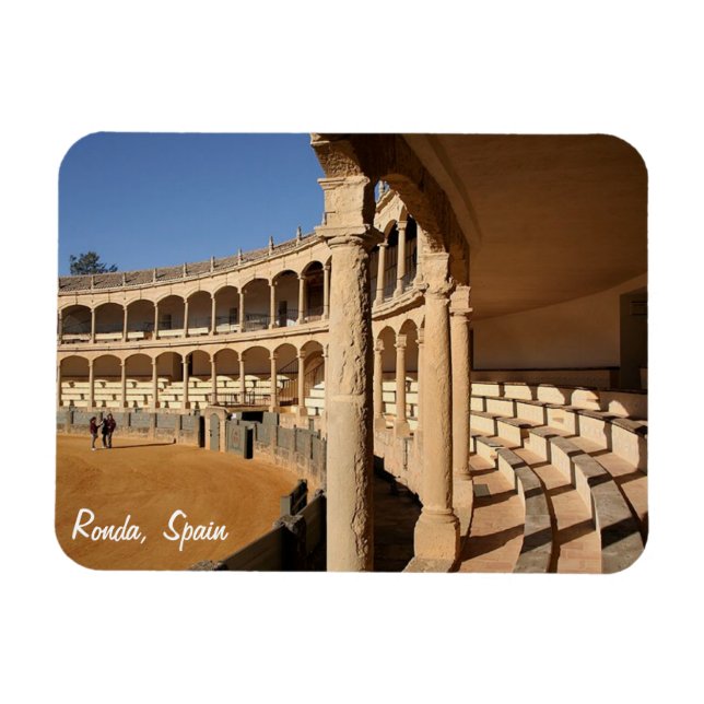 Ronda bullfighting arena Premium Magnet (Horizontal)