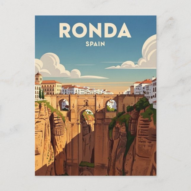 Ronda Spain Travel Postcard (Front)