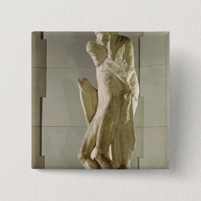 Rondanini Pieta, 1564 Pinback Button (Front)