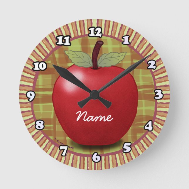 Rondo Apple  Round Clock (Front)