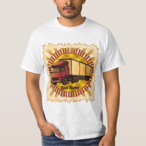 Rondo Big Rig Truck custom name t_shirt