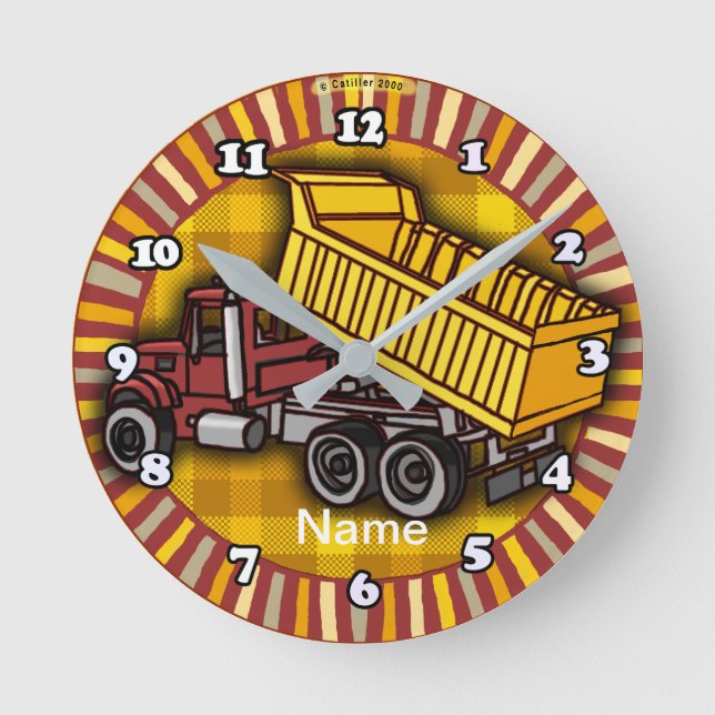 Rondo Dump Truck clock (Front)