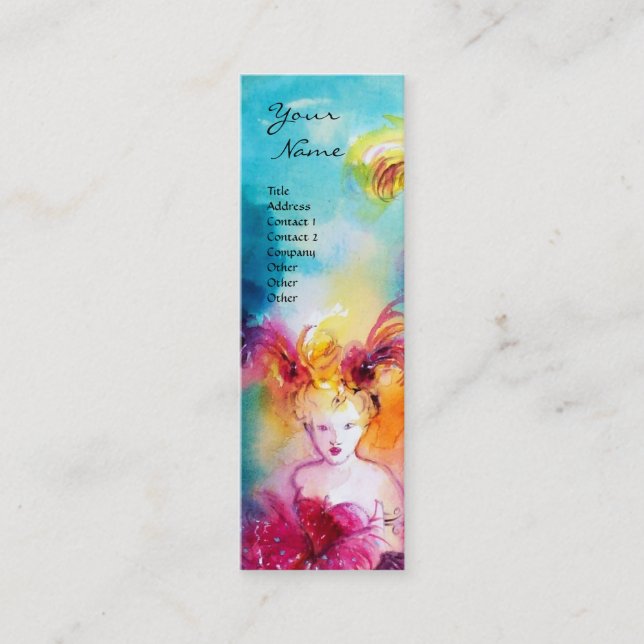 RONDO IN LAGOON  Performing Arts ,Costume Designer Mini Business Card (Front)