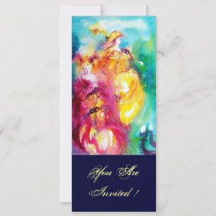 RONDO IN LAGOON, Sweet Sixteen Masquerade Party Invitation