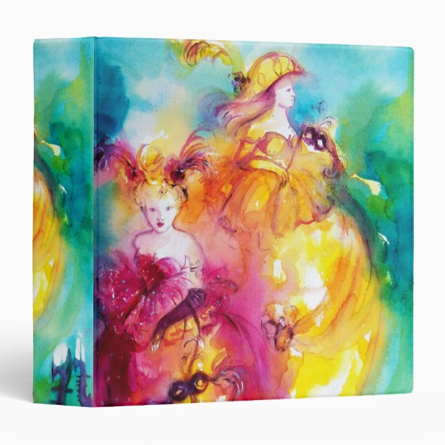 RONDO IN LAGOON / Venetian Masquerade Ball Binder (Front/Spine)