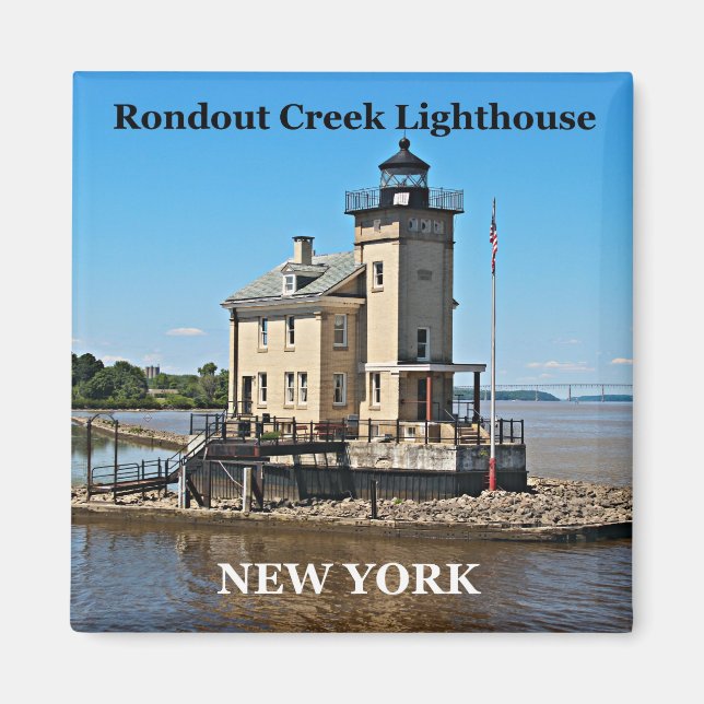 Rondout Creek Lighthouse, New York Magnet (Front)