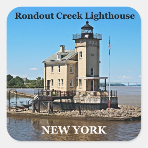 Rondout Creek Lighthouse New York Stickers