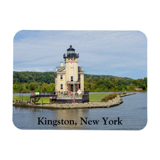 Rondout Lighthouse in NY Magnet (Horizontal)