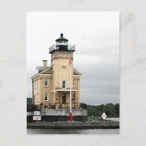 Rondout Lighthouse on the Hudson River Postcard