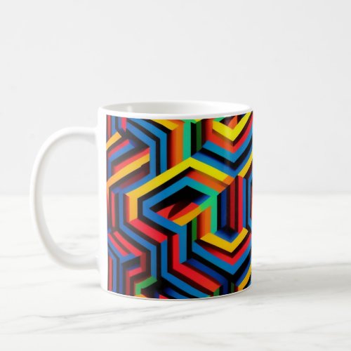 Ronds illusion optique non  coffee mug