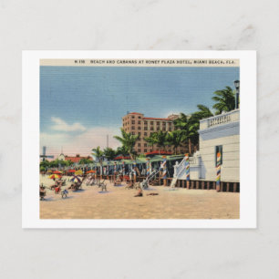 Roney Plaza Hotel, Miami Beach, Florida Vintage Postcard
