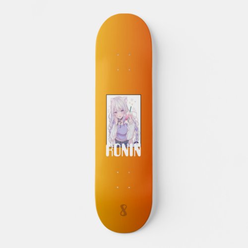 RONIN BRAND Boba Street Girl Skateboard Deck