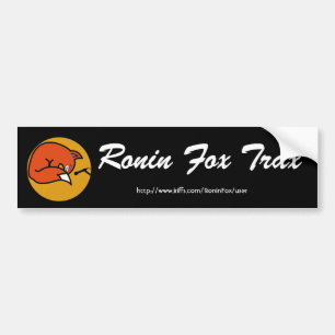 Ronin Fox Trax Classic Logo Bumper Sticker