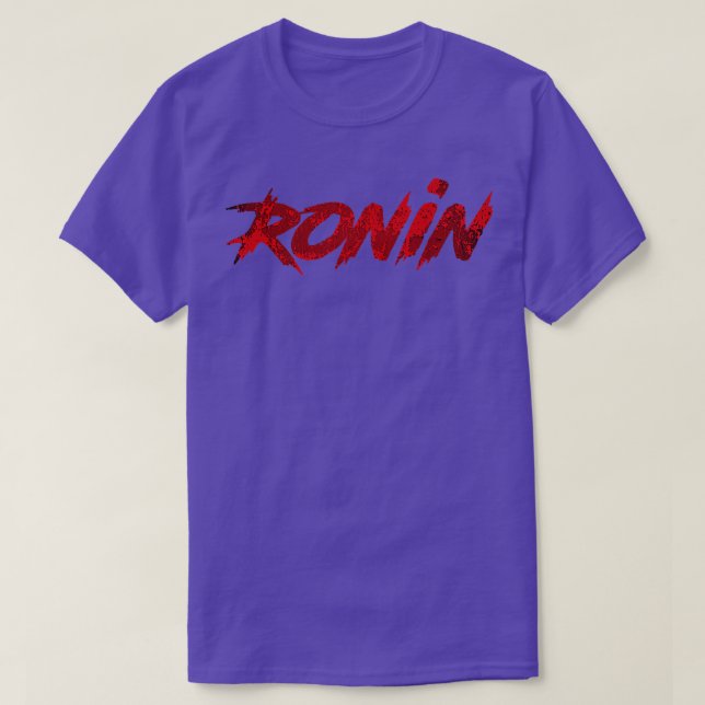 Ronin, Samurai warrior without a lord, Musashi  T-Shirt (Design Front)