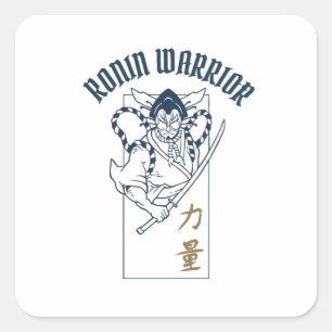 Ronin Warrior Square Sticker