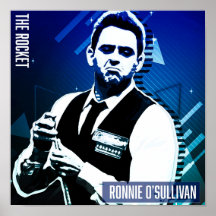 Ronnie O'Sullivan square Poster Paper (Matte)