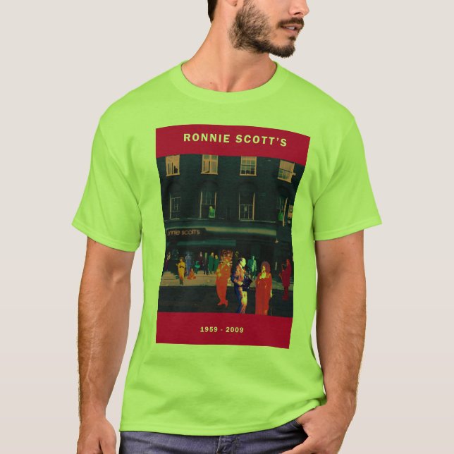 RONNIE SCOTT'S 50th ANNIVERSARY MEN'S T-SHIRT (Front)