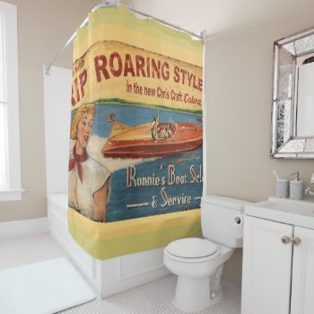 Ronnies Ver 2 Shower Curtain by Strangeart2015 at Zazzle
