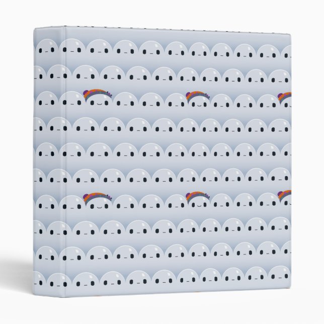 Ron's Gone Wrong | B*Bot Buddy Pattern 3 Ring Binder (Front/Spine)