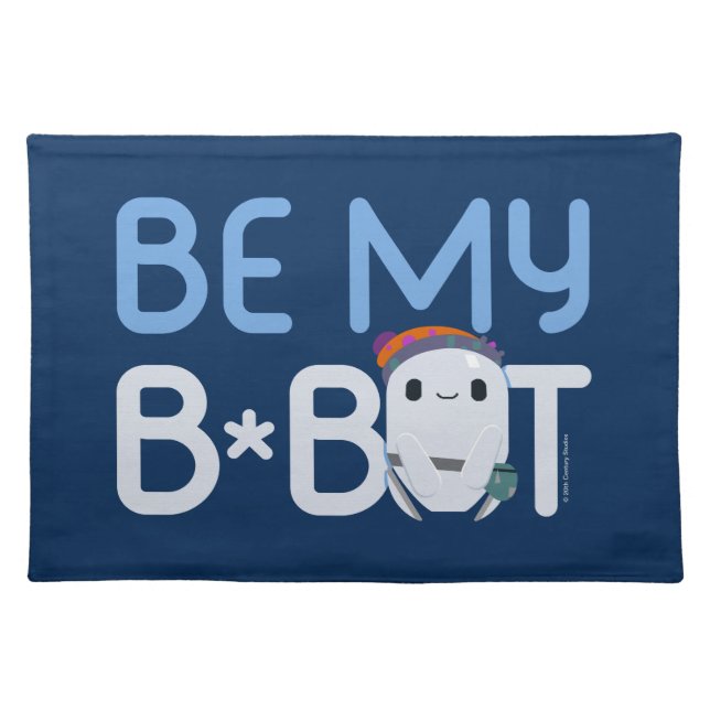 Ron's Gone Wrong | Be My Bot Cloth Placemat (Front)