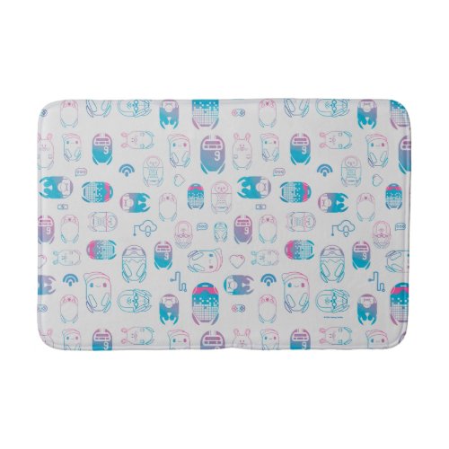 Rons Gone Wrong  Be My Bot Pattern Bath Mat