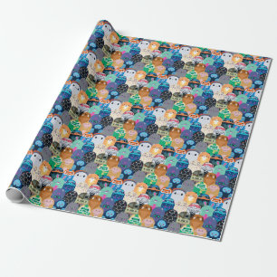 Ron's Gone Wrong Colorful Bot Pattern Wrapping Paper