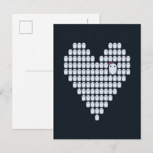 Ron's Gone Wrong Heart Postcard