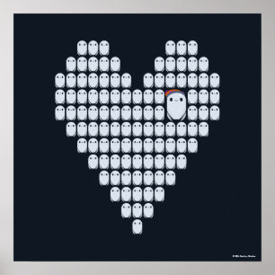 Ron's Gone Wrong Heart Poster