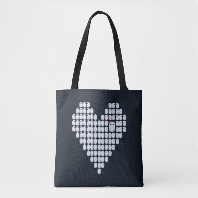Ron's Gone Wrong Heart Tote Bag (Front)