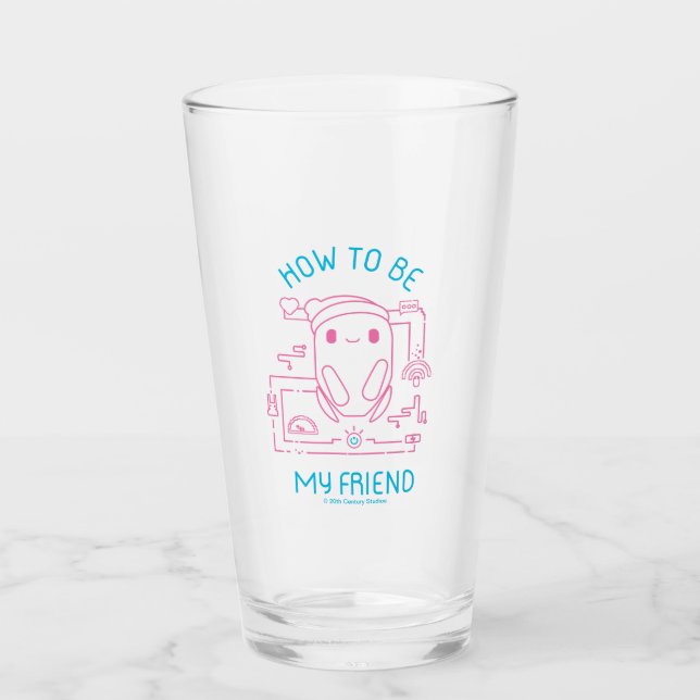 Ron's Gone Wrong | How to be my Friend Glass (Front)