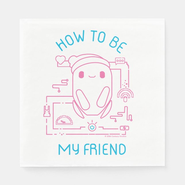 Ron's Gone Wrong | How to be my Friend Napkins (Front)