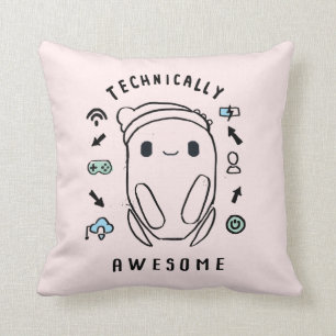 Ron's Gone Wrong   Technically Awesome Throw Pillow