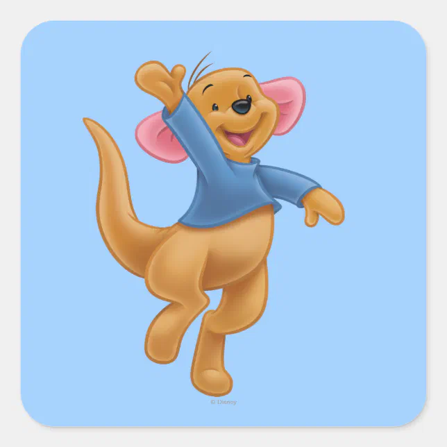 Roo 1 square sticker | Zazzle
