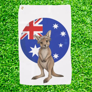 roo-inspired golf collection towel