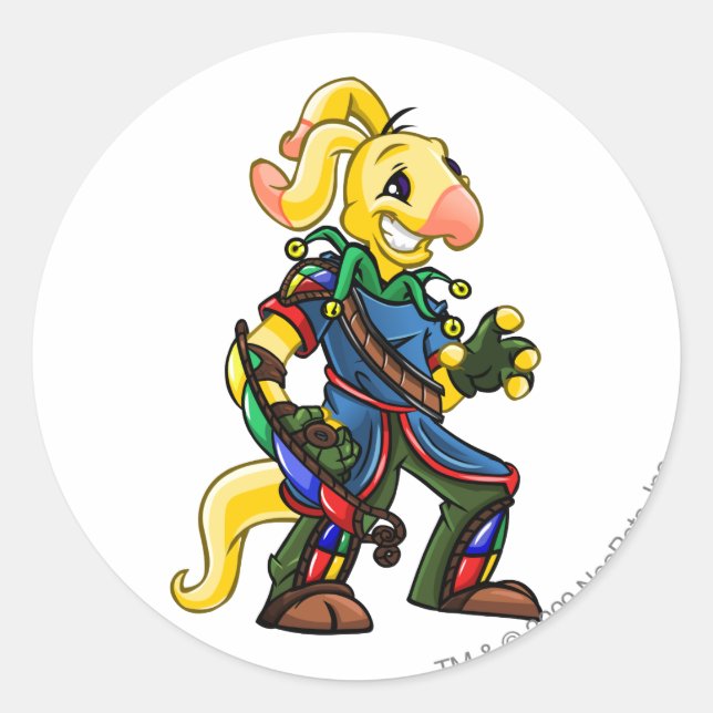 Roo Island Team Captain 2 Classic Round Sticker (Front)