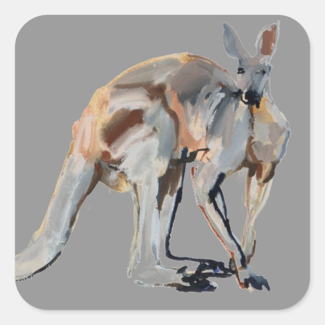 Roo Square Sticker (Front)