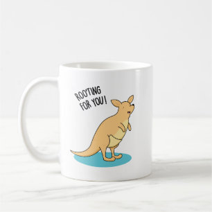 Roo-Ting For You Funny Kangaroo Pun Coffee Mug