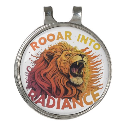 Rooar Into Radiance Golf Hat Clip