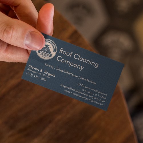 Roof Cleaning and Pressure Washing Business Card