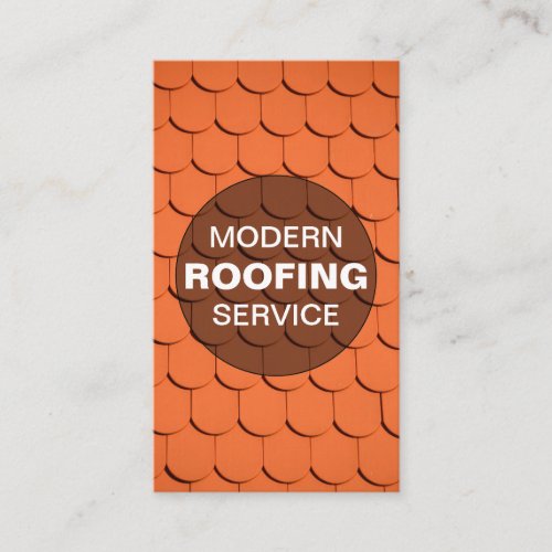 Roof Construction Professional Roofing Service Business Card