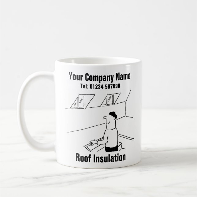 Roof Insulation Business Attic Conversion Coffee Mug (Left)