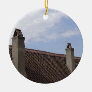Roof Line Ceramic Ornament