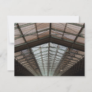 Roof of Gare du Nord Train Station, Paris Postcard