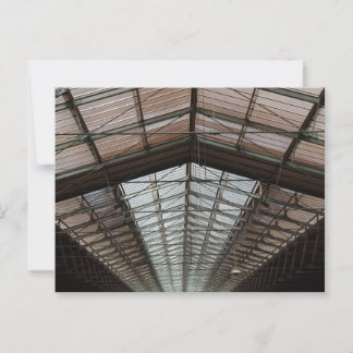 Roof of Gare du Nord Train Station, Paris Postcard
